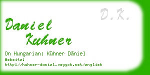 daniel kuhner business card