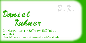 daniel kuhner business card